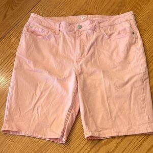 Lee Women's Light Pink Bermuda Shorts